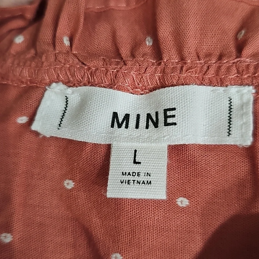 🥰3/$25 NWT ANTHROPOLOGIE MINE Rust Embroidered Sleeveless Camisole - Picture 3 of 4